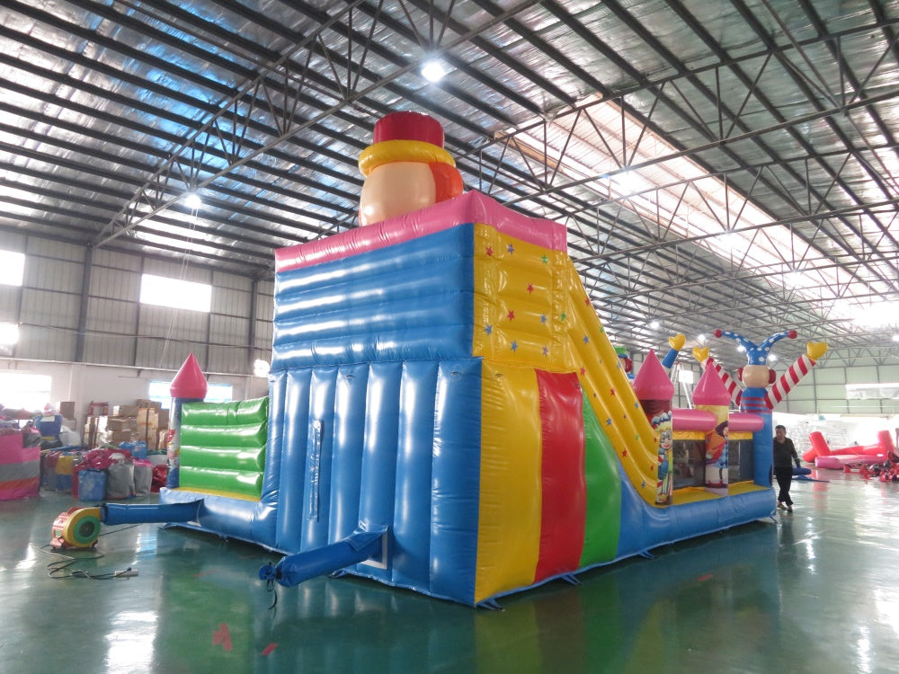 Inflatable Clown Funcity Slides