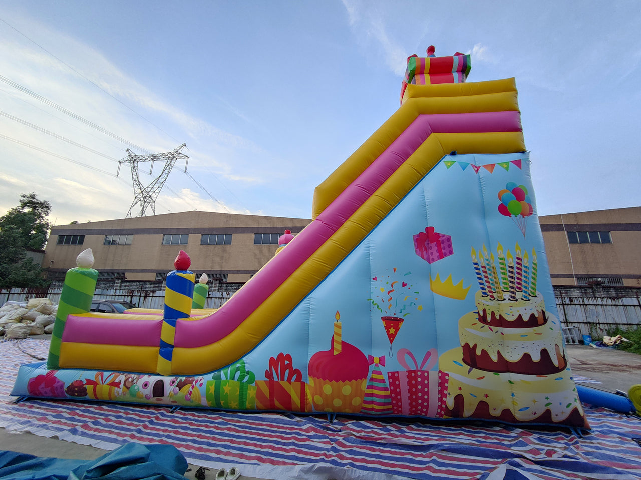 Inflatable Cake Slide