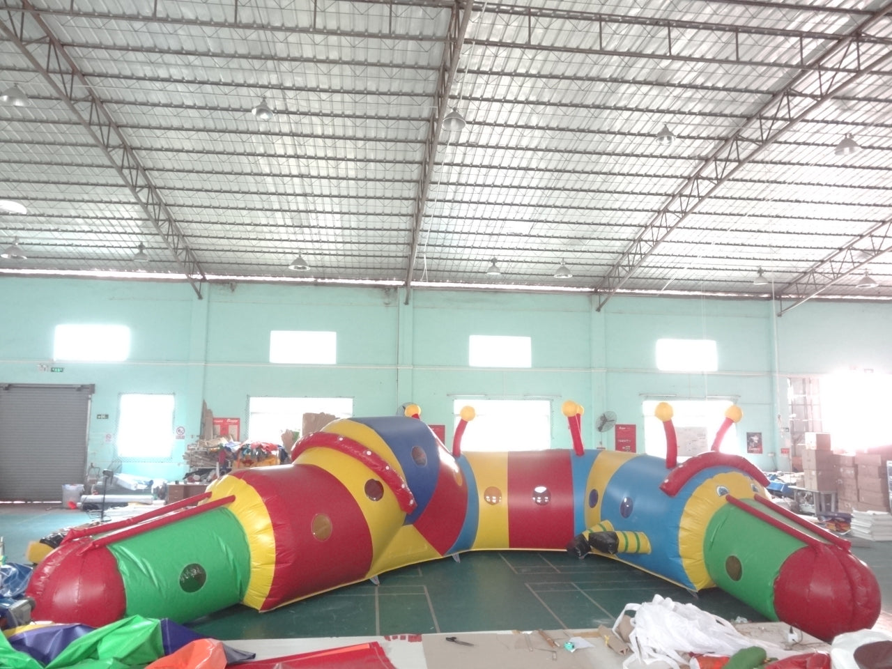 Tunél Inflable Temático El Gusano