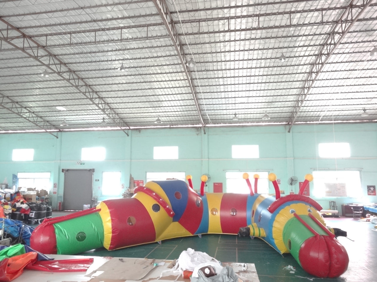 Tunél Inflable Temático El Gusano