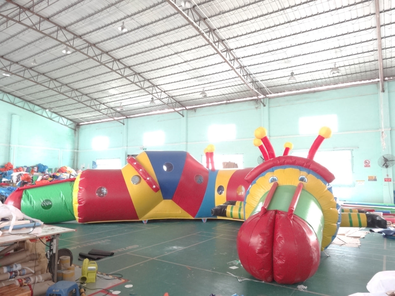 Tunél Inflable Temático El Gusano