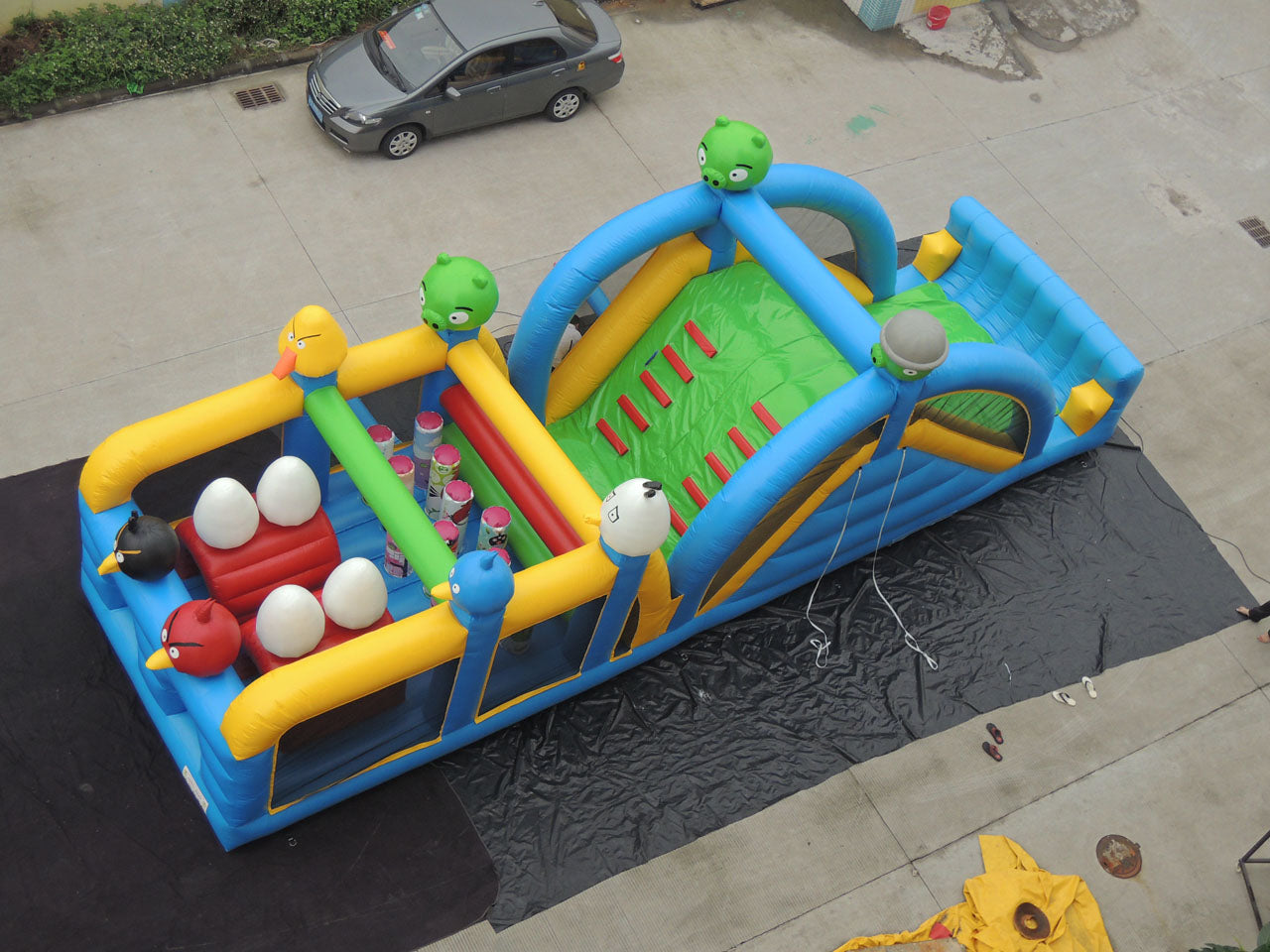 Inflatable Obstacle Course AngryBird