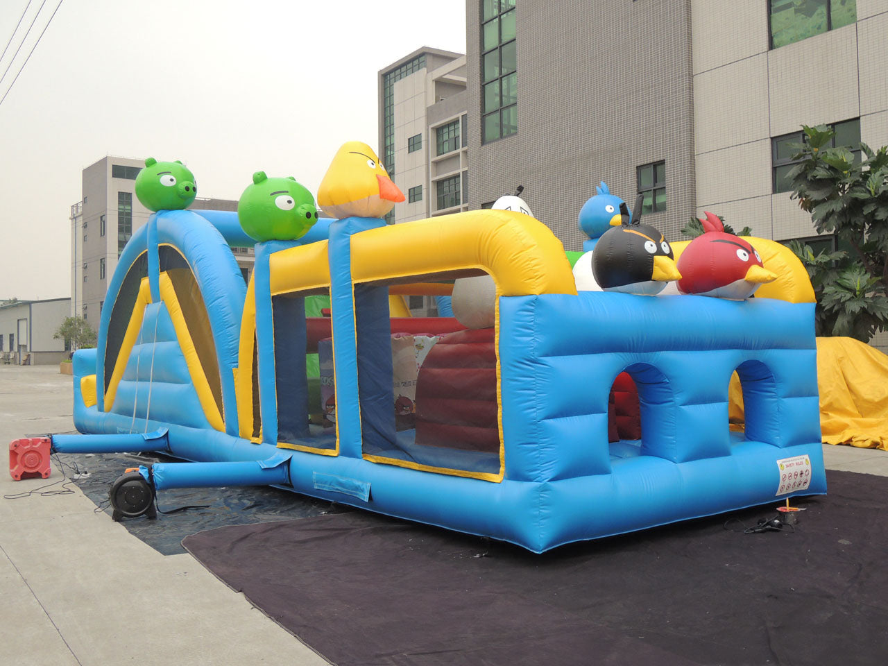 Inflatable Obstacle Course AngryBird