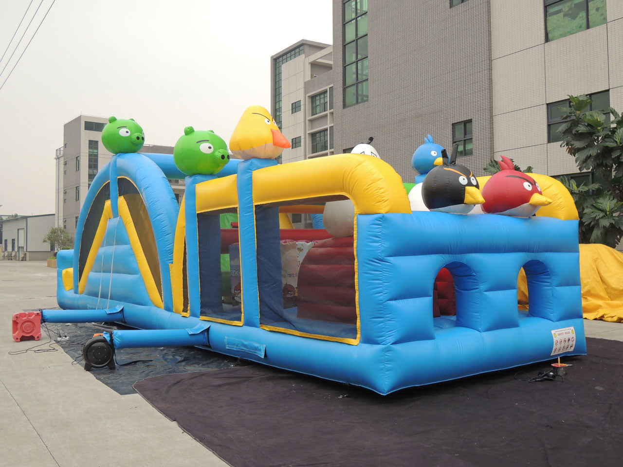 Inflatable Obstacle Course AngryBird