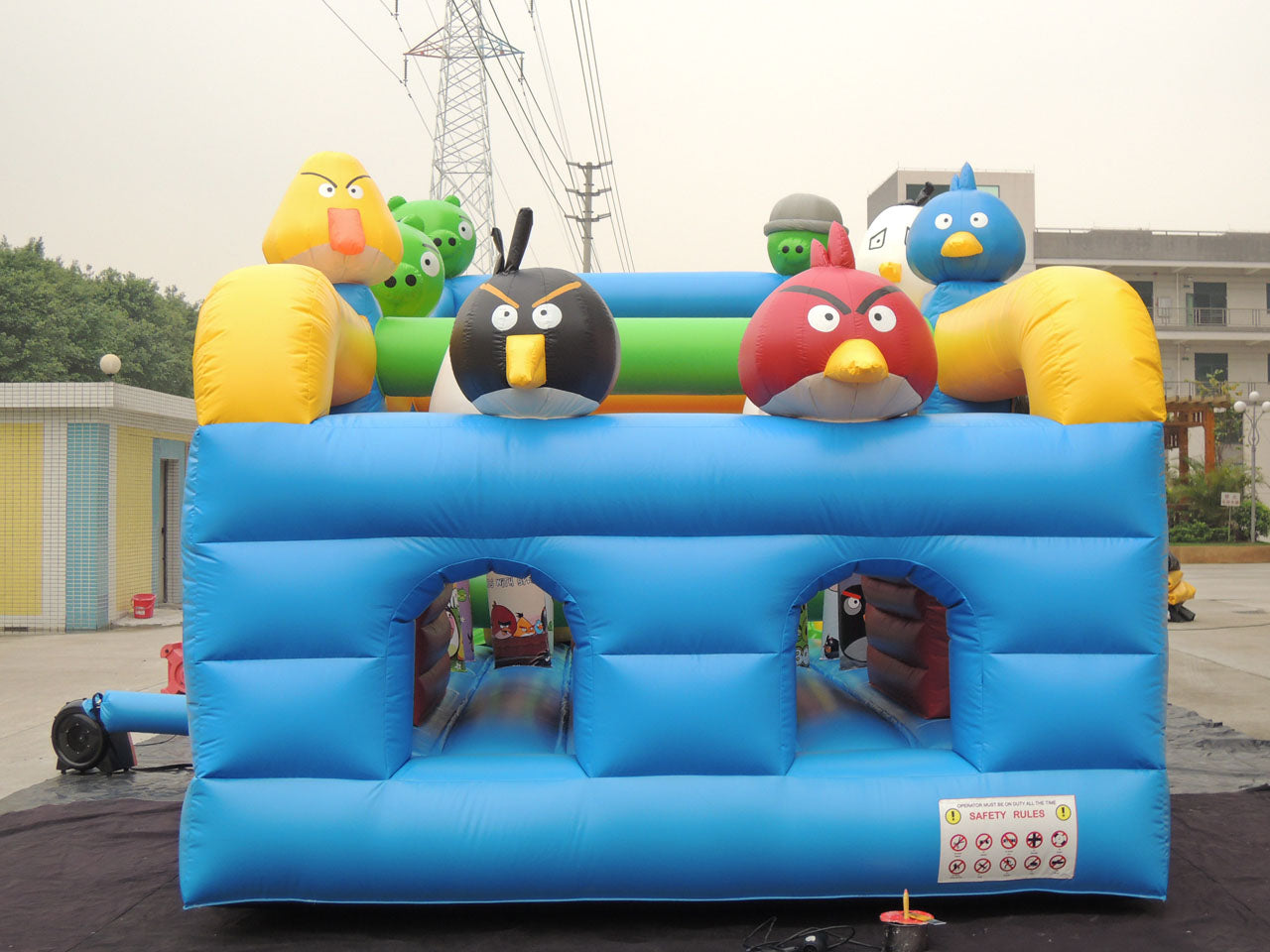 Inflatable Obstacle Course AngryBird