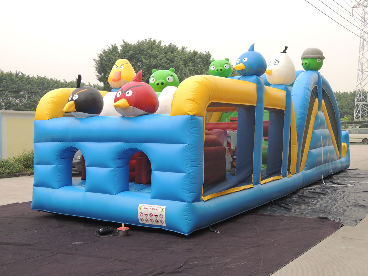 Inflatable Obstacle Course AngryBird