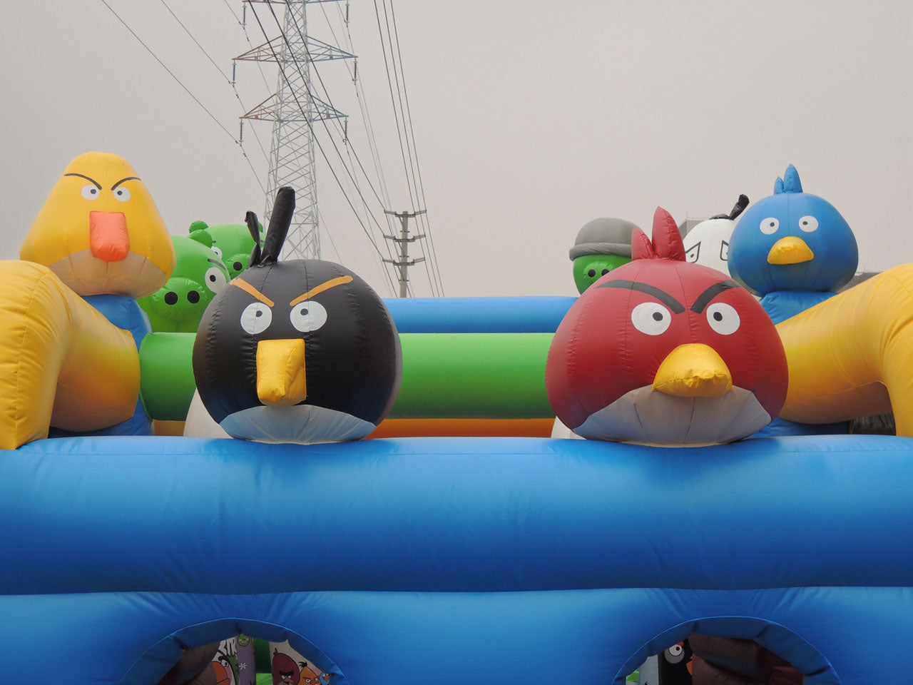 Inflatable Obstacle Course AngryBird