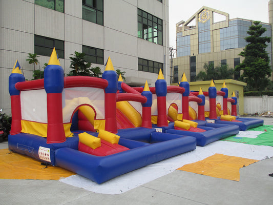 Inflatable Combo With Swimming Pool