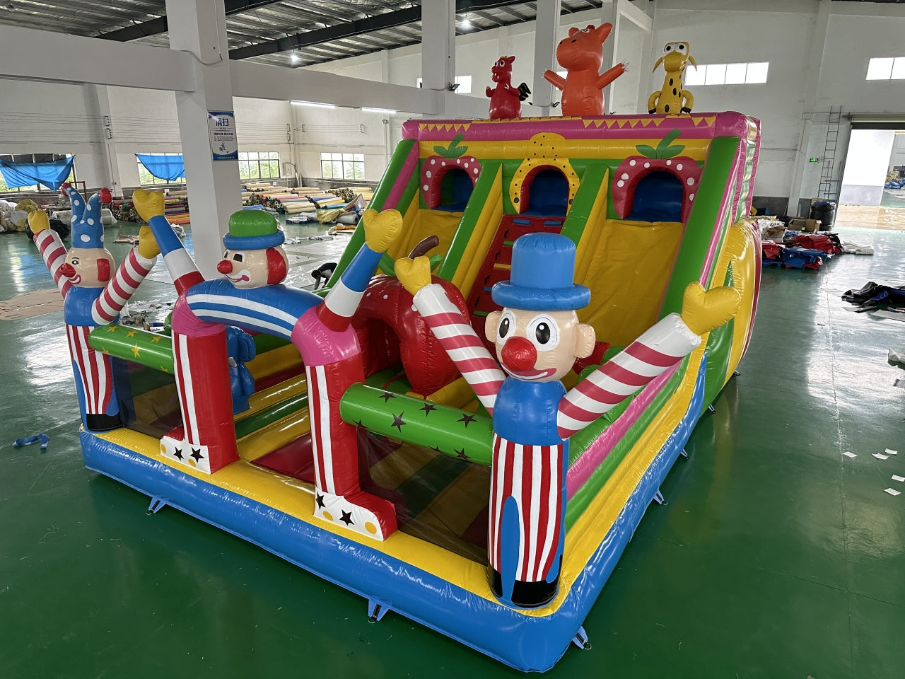 Tobogán Inflable Temático Payaso