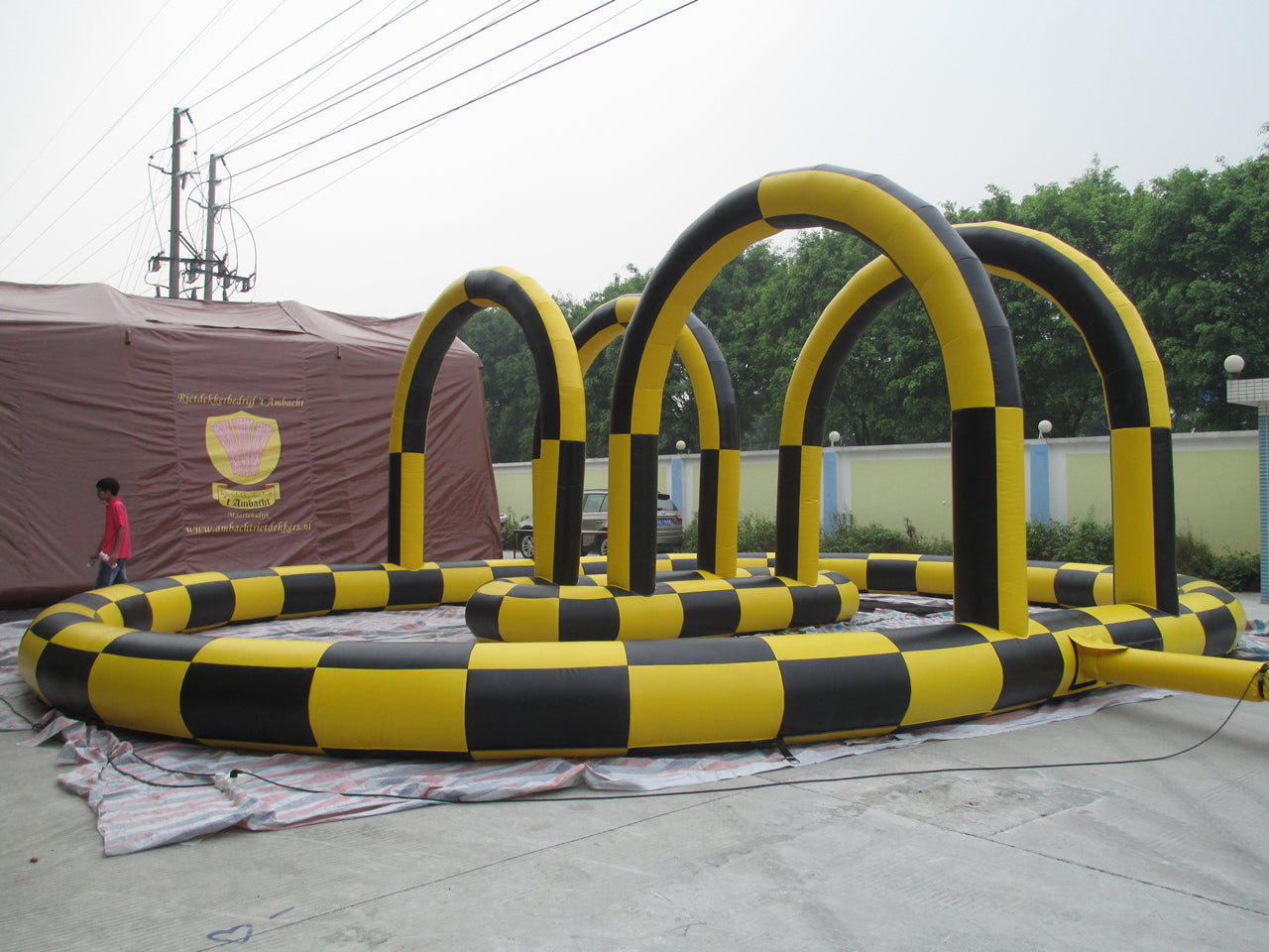 Inflatable Go Kart Track