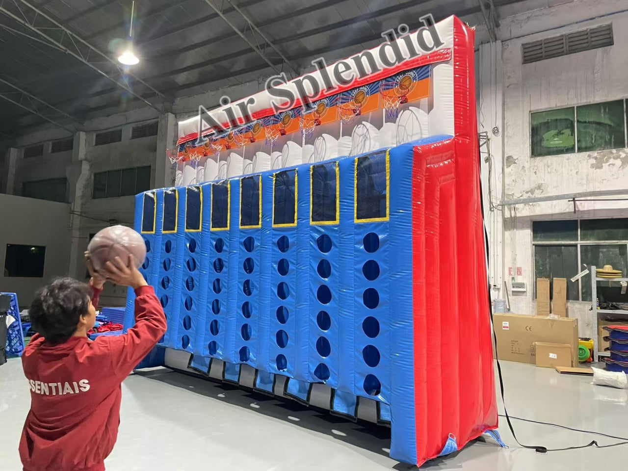 Juego De Baloncesta Inflable Interactivo